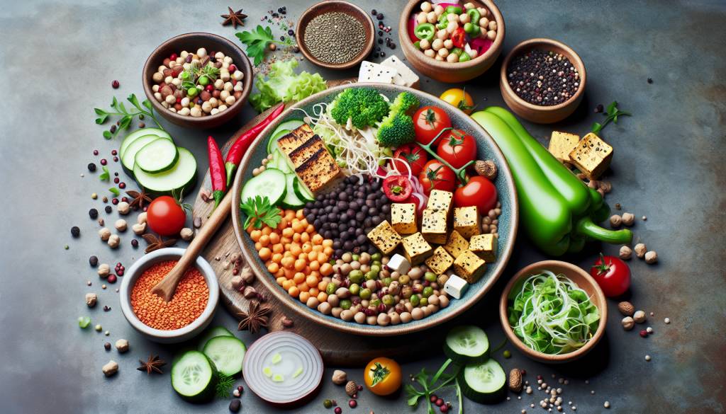 recette plat hyperprotéiné vegan : idées délicieuses et saines